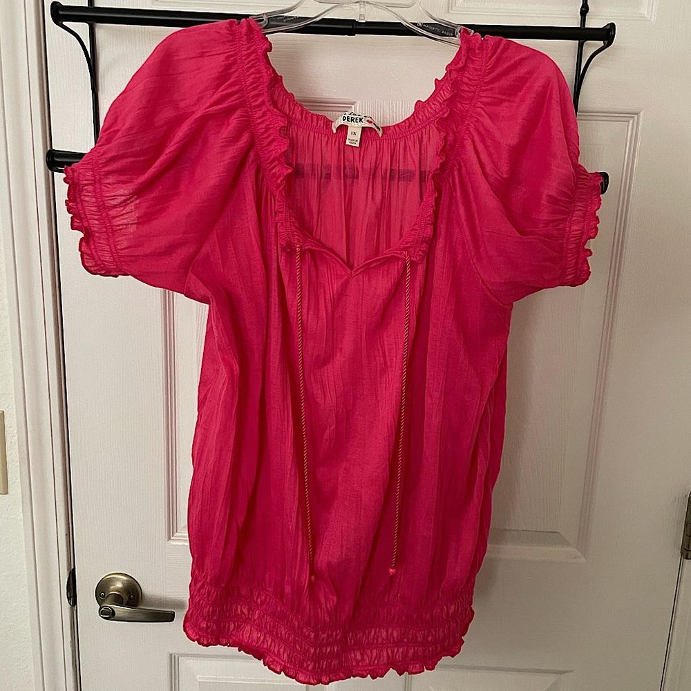 Derek Heart banded bottom blouse